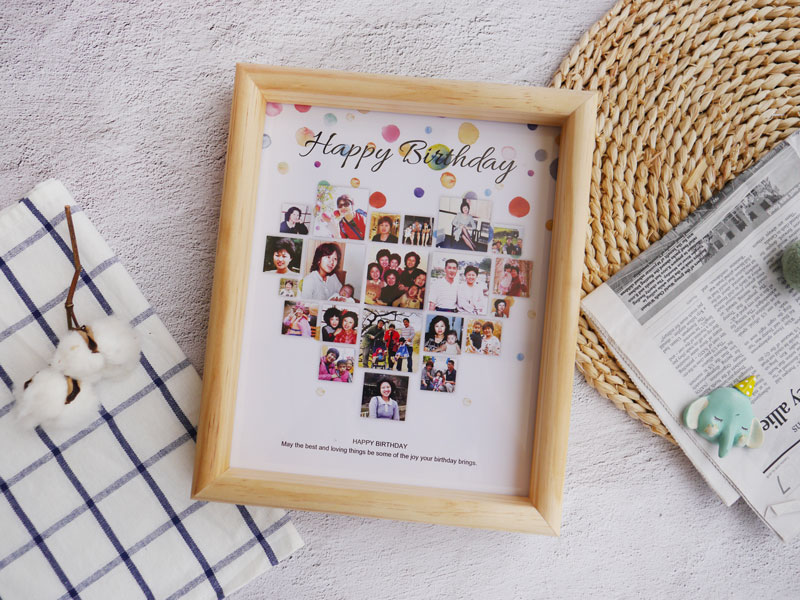 生日木框畫禮物 生日禮物