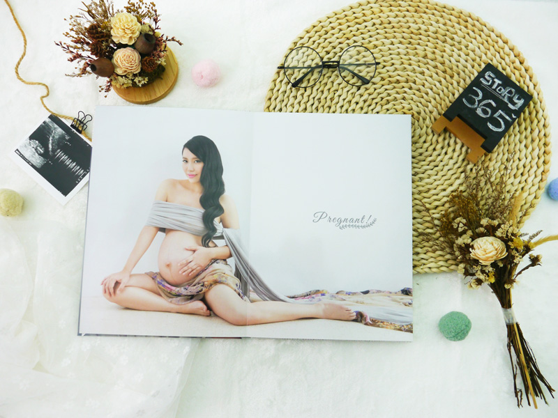 孕婦寫真製做相本好簡單 孕婦照片寫真本 懷孕記錄 孕婦寫真相本