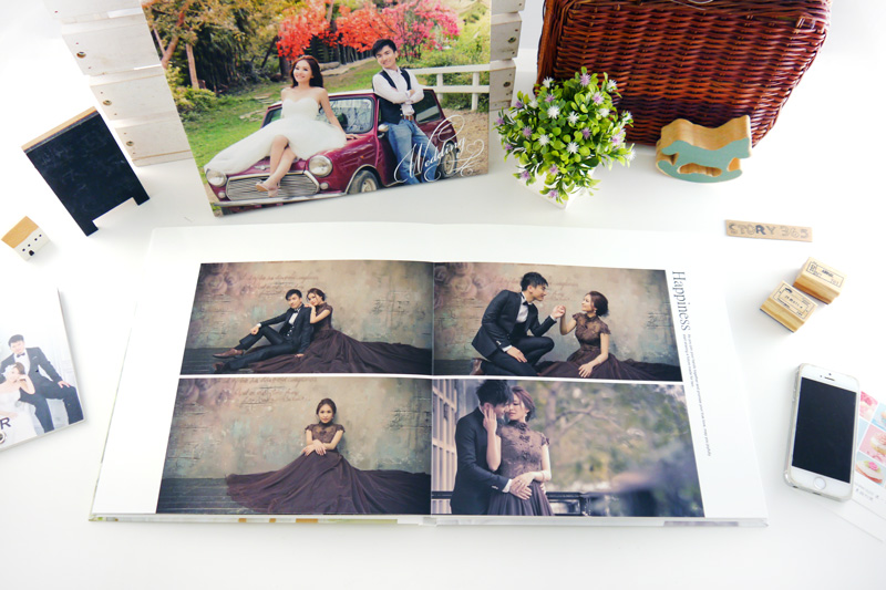 DIY自製婚紗相本 自製結婚相簿 自助婚紗相本